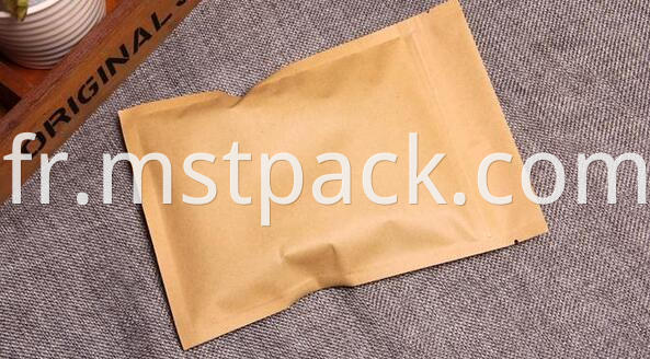 Zip lock flat bag